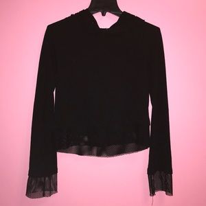 Victoria sport cropped hoodie